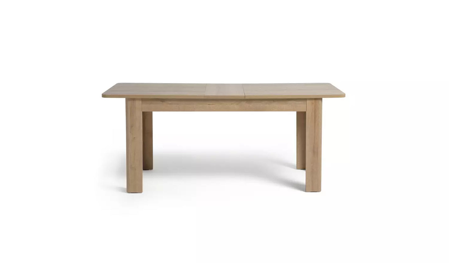 Miami Curve Extending Table & 4 Chocolate Chairs