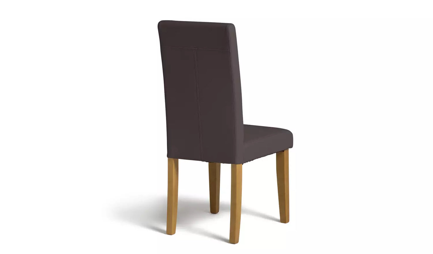Miami Curve Extending Table & 6 Chocolate Chairs
