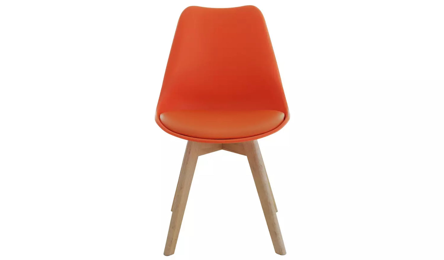 4 x Habitat Jerry Pair of Dining Chair - Orange