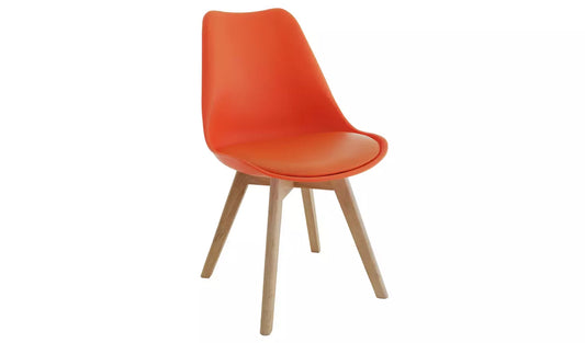4 x Habitat Jerry Pair of Dining Chair - Orange