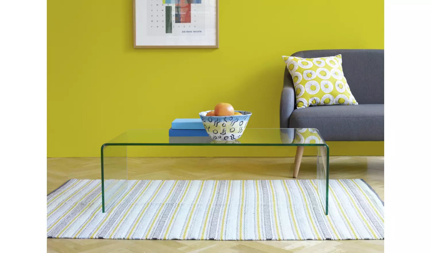 Habitat Gala Tempered Glass Coffee Table