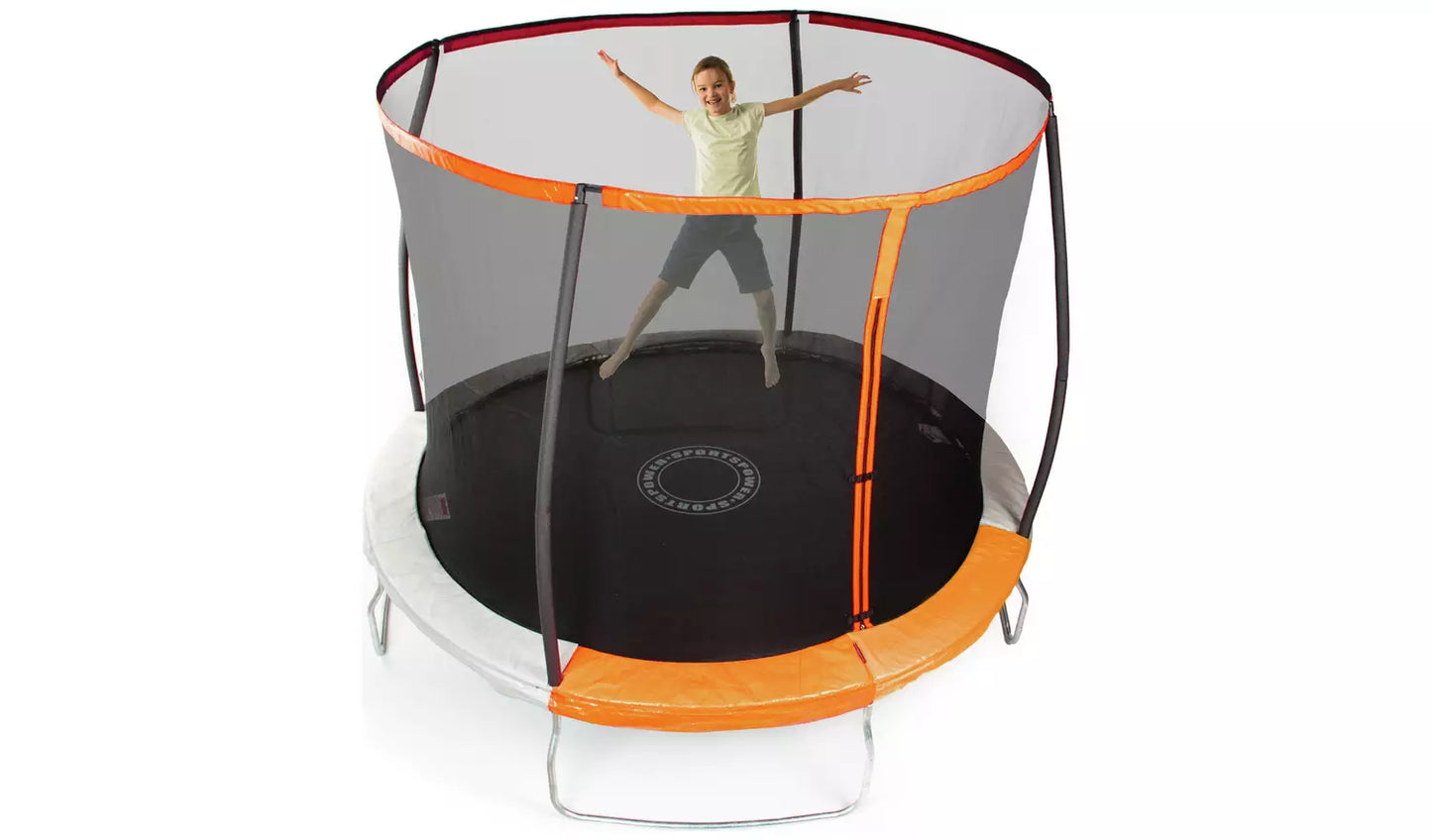 Sportspower 8ft Outdoor Kids Trampoline with Enclosure