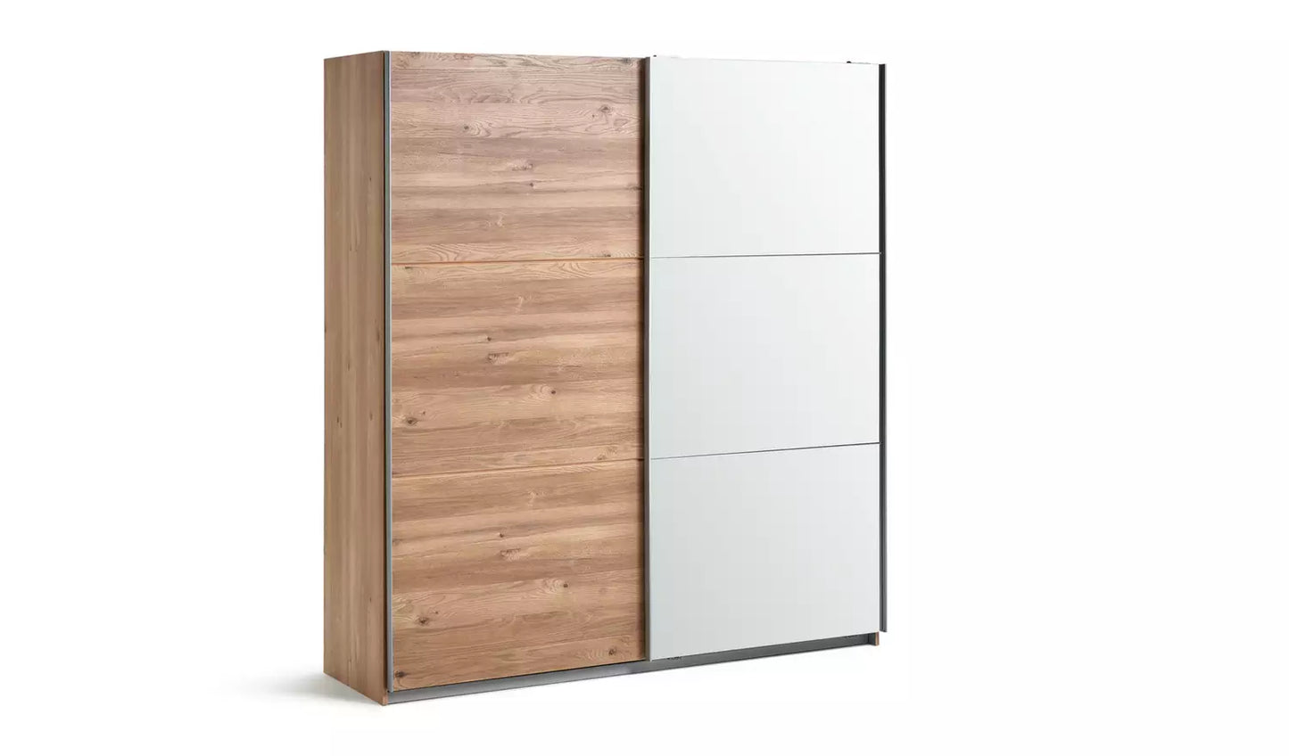 Habitat Holsted Oak Effect & Mirror Wardrobe