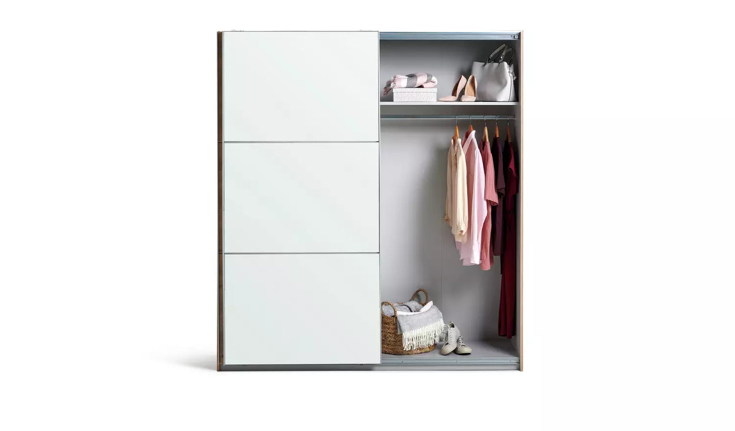 Habitat Holsted Oak Effect & Mirror Wardrobe
