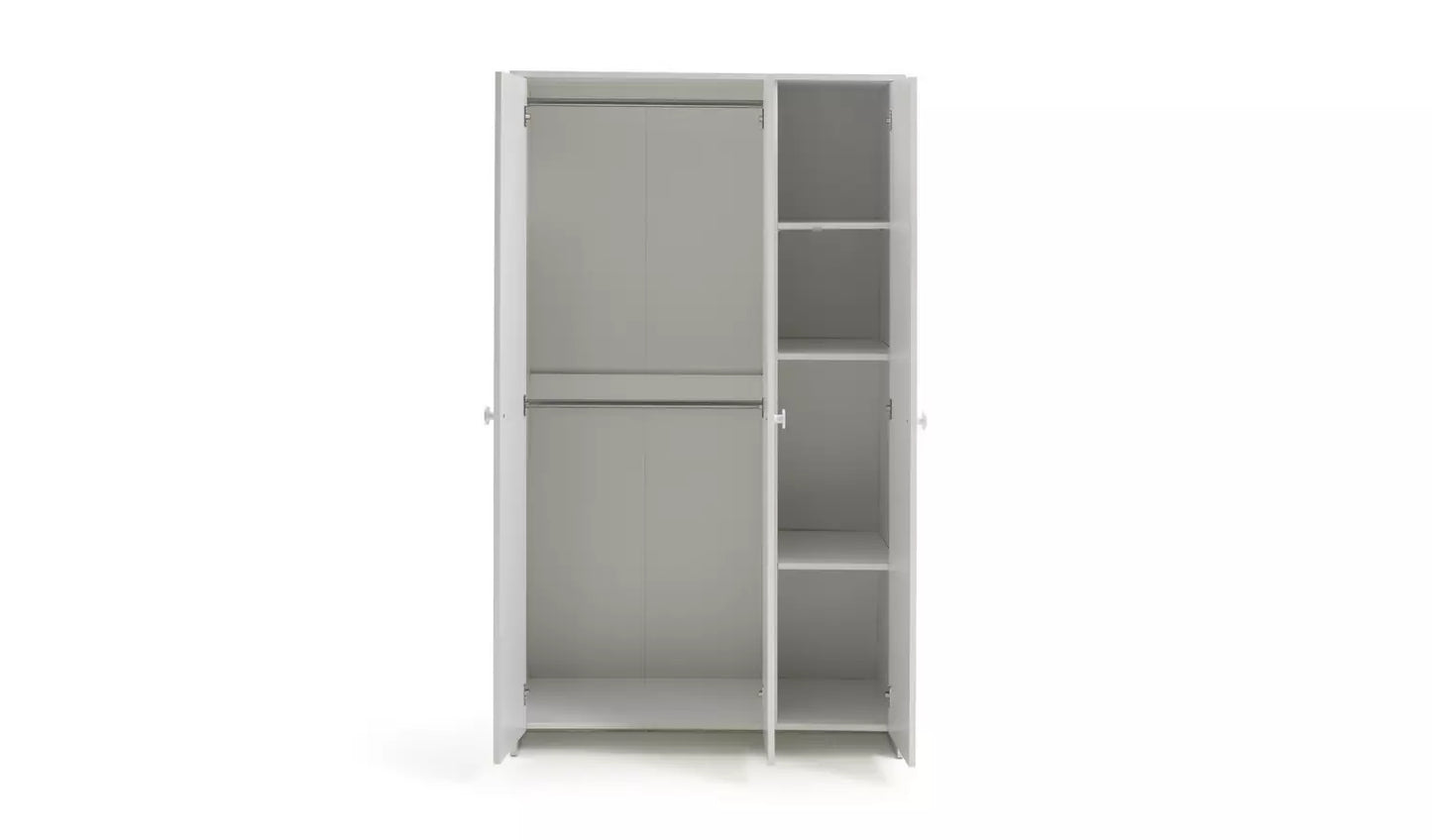 Kids Juno 3 Door Wardrobe - White