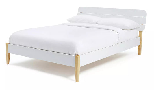 Habitat Hanna Small Double Wooden Bed Frame - White