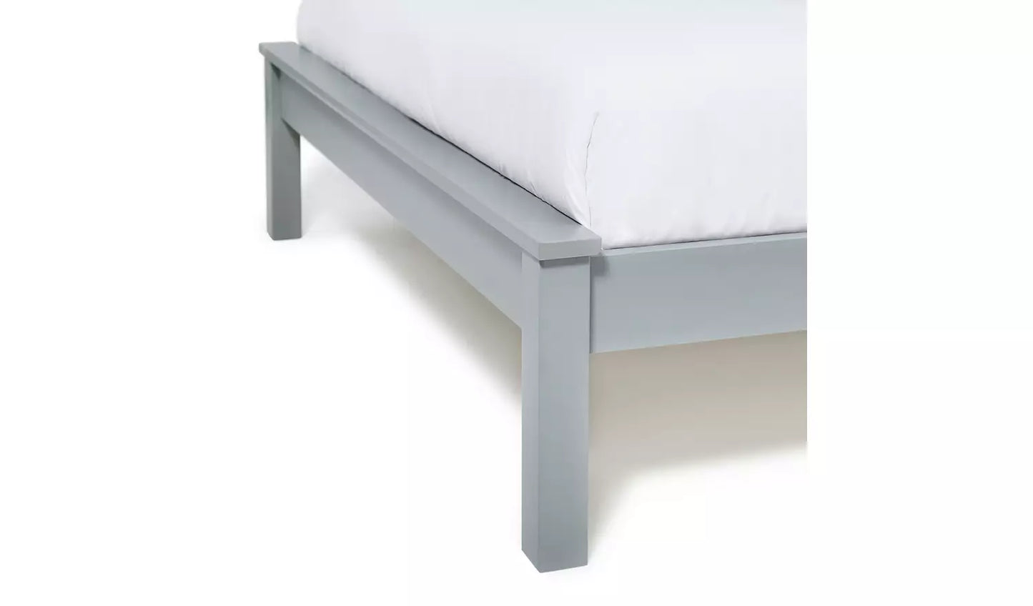 Habitat Aspley Double Wooden Bed Frame - Grey