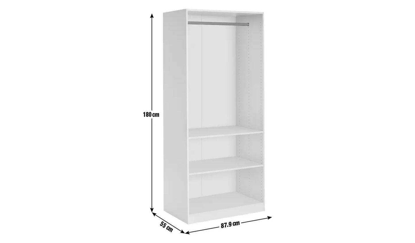 Habitat Munich Double White Internal Shelves - 2 Pack