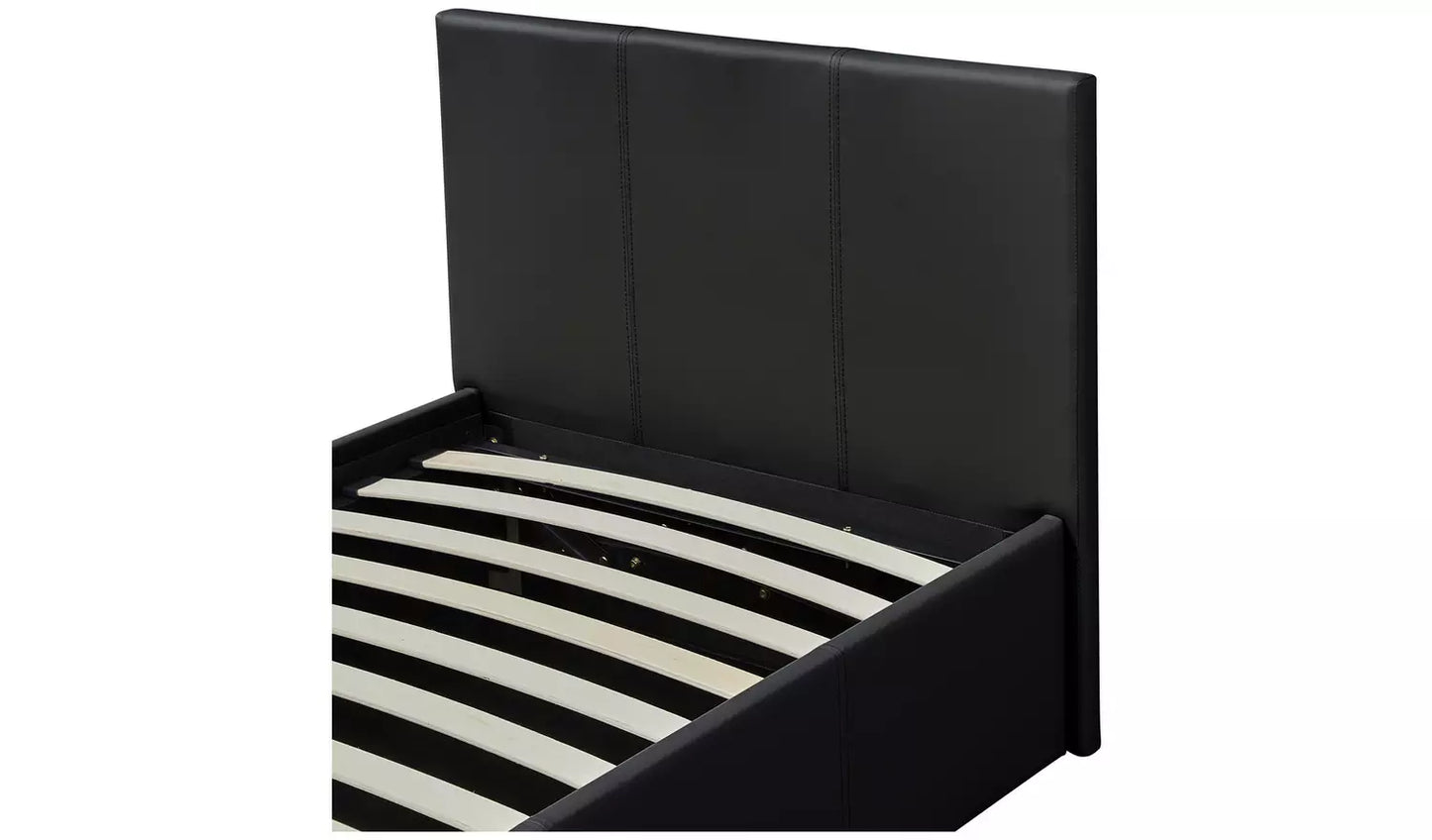 Lavendon Single Side Open Ottoman Bed Frame-Black