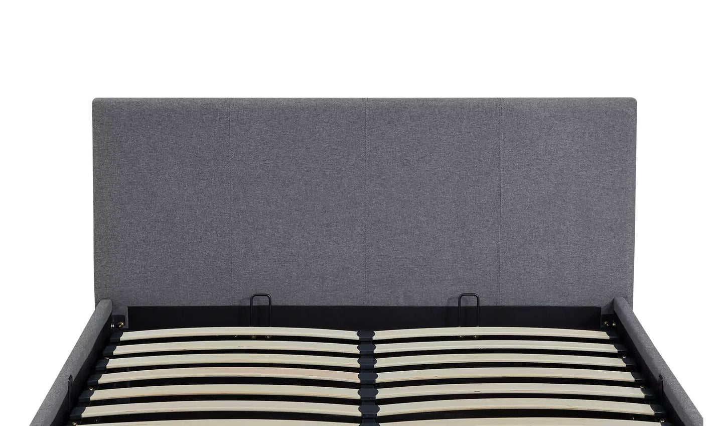 Assembled Heathdon Small Double End Lift Ottoman Bed - Grey