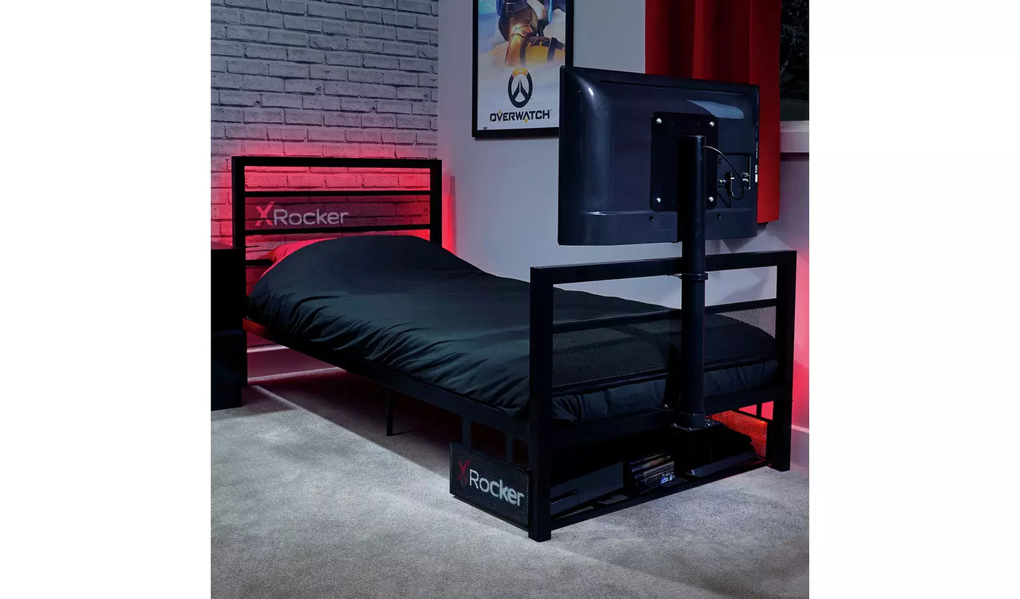 X Rocker BaseCamp TV and Gaming Bed - Black