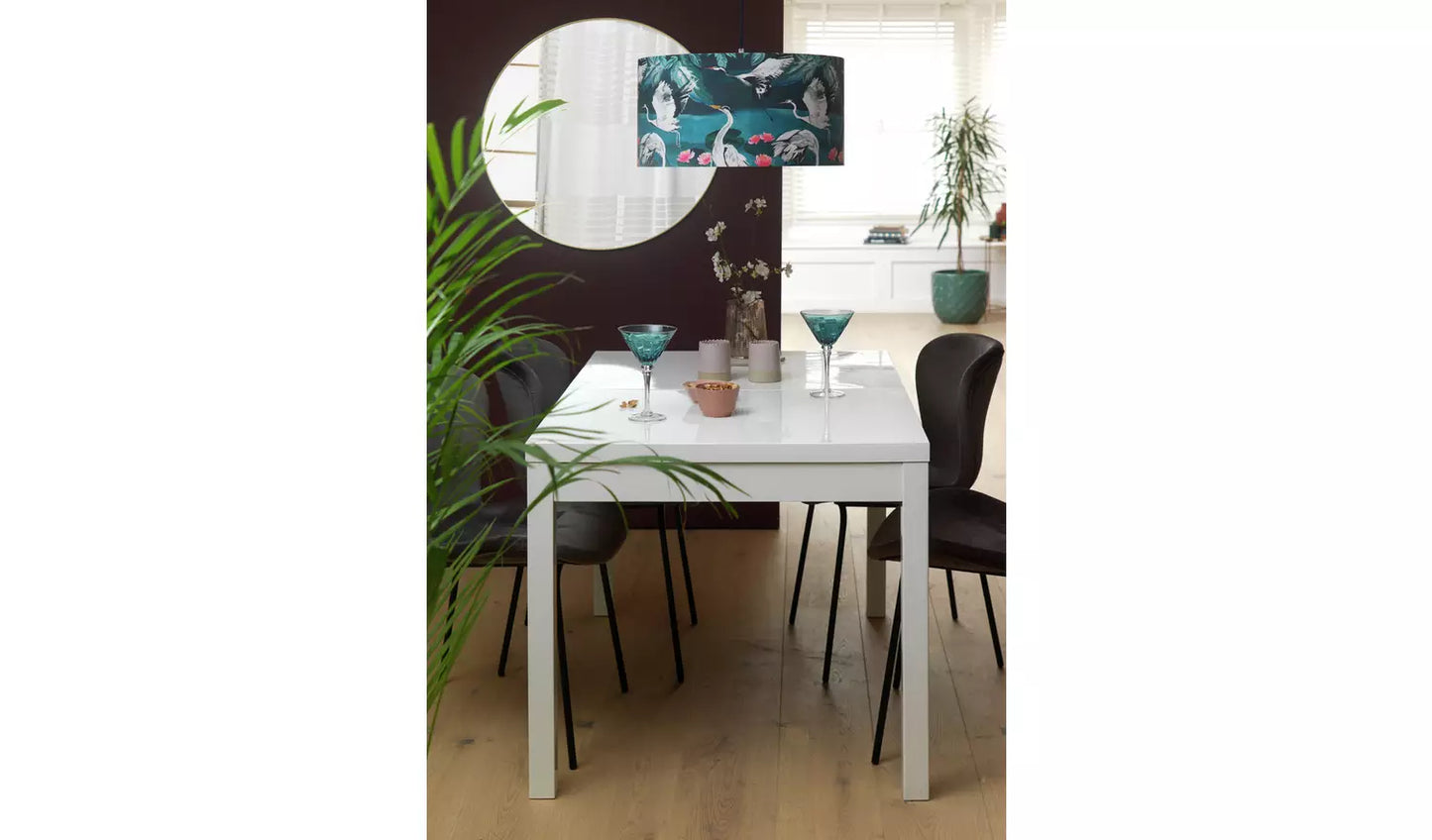 Lyssa Extending 4-6 Seater Dining Table - White
