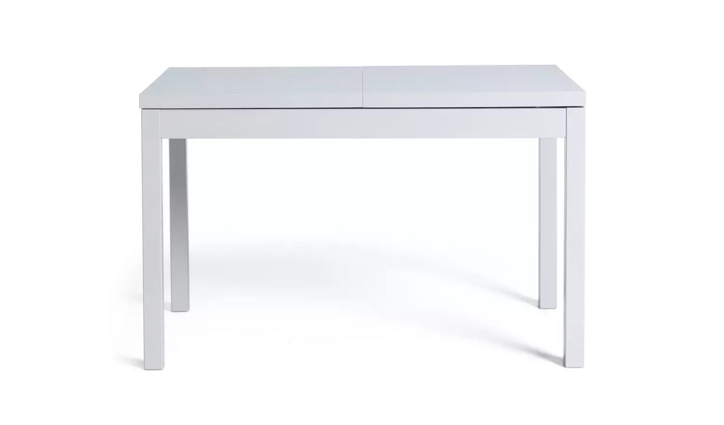 Lyssa Extending 4-6 Seater Dining Table - White