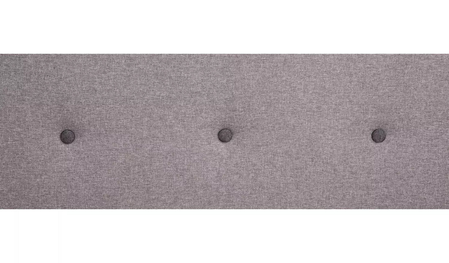 Assembled Habitat Elin Double Fabric Bed Frame - Grey