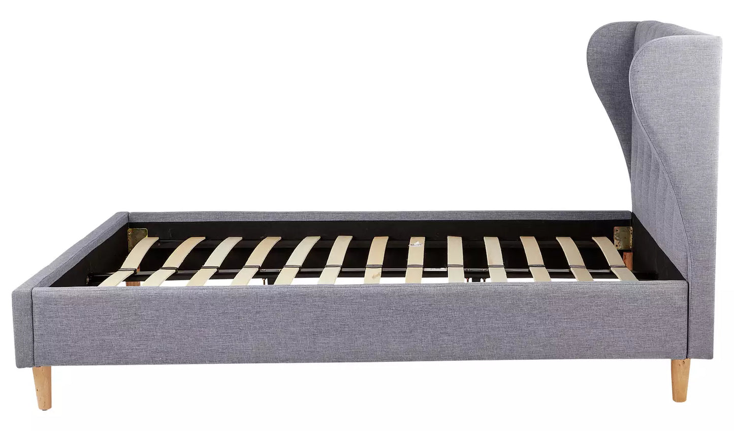 Condor Kingsize Fabric Bed Frame - Grey