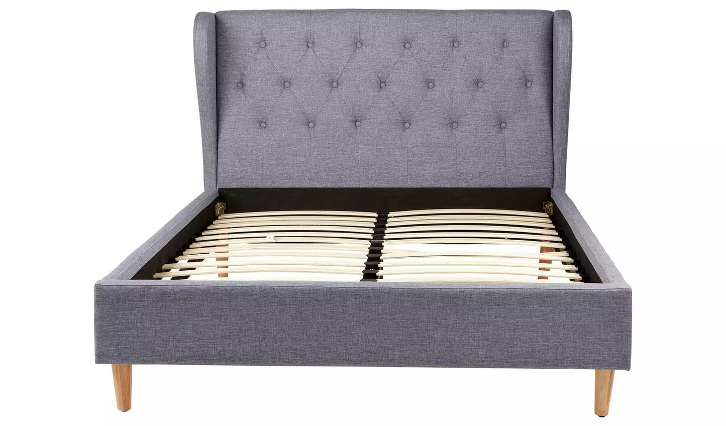Condor Kingsize Fabric Bed Frame - Grey