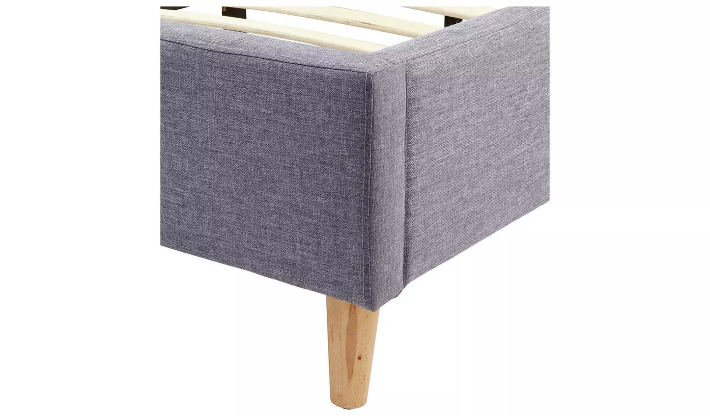 Condor Kingsize Fabric Bed Frame - Grey