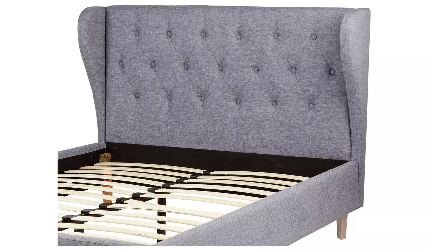 Condor Kingsize Fabric Bed Frame - Grey