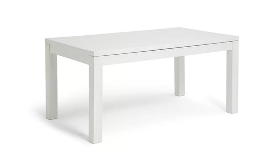 Lyssa Extending 6-8 Seater Dining Table - White (minor mark)