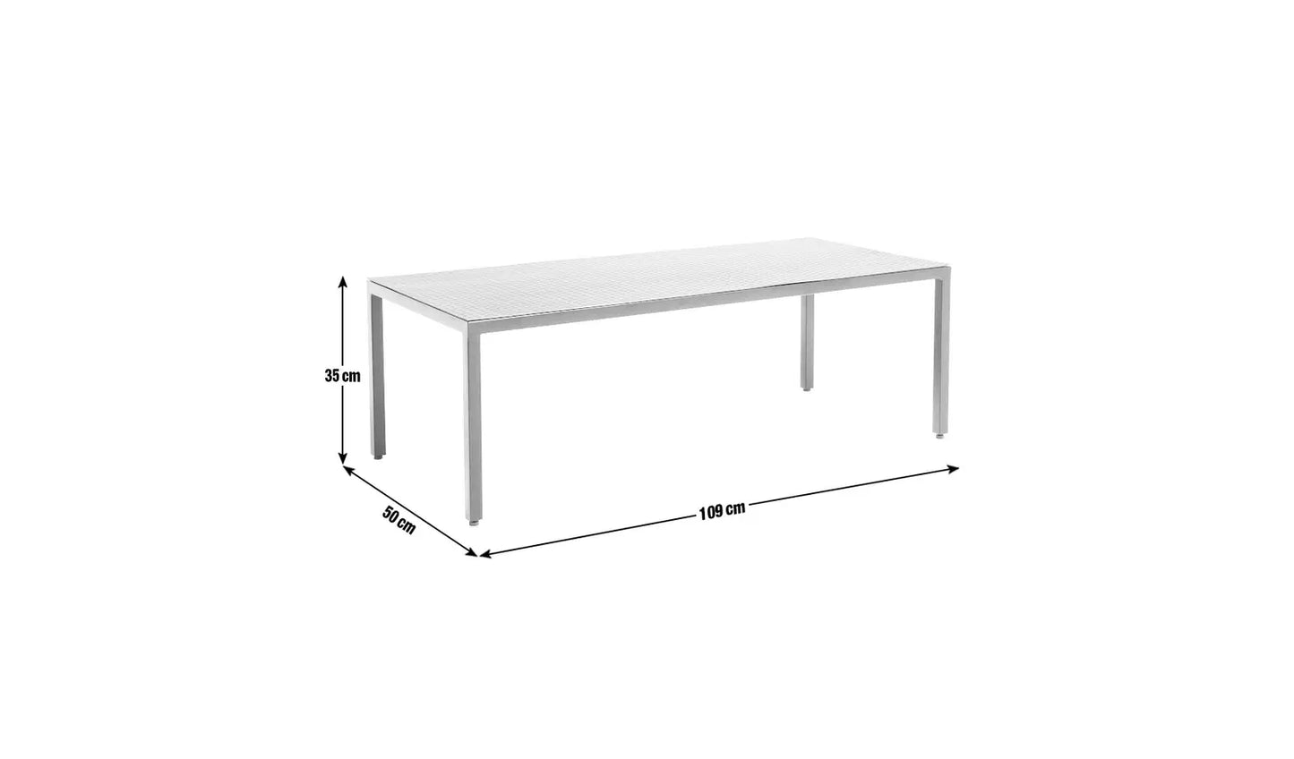 Assembled Raza Coffee Table - Brass