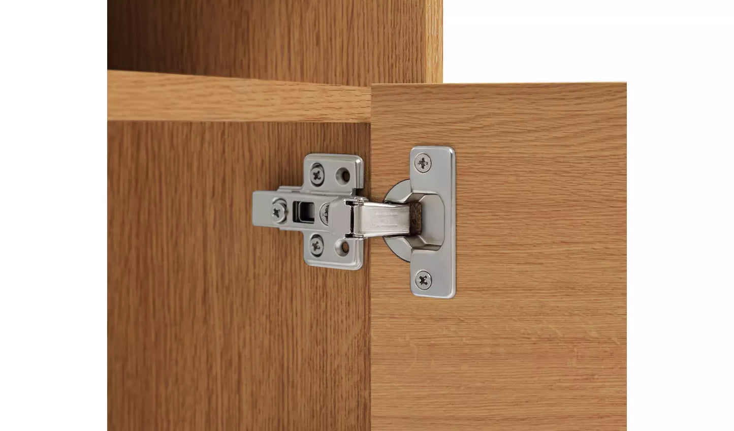 Assembled Corners 2 Door TV Unit - Oak