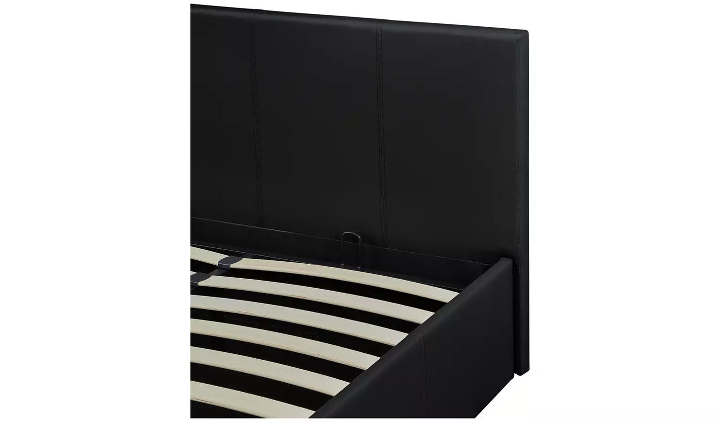 Assembled Lavendon Double End Open Ottoman Bedframe - Black
