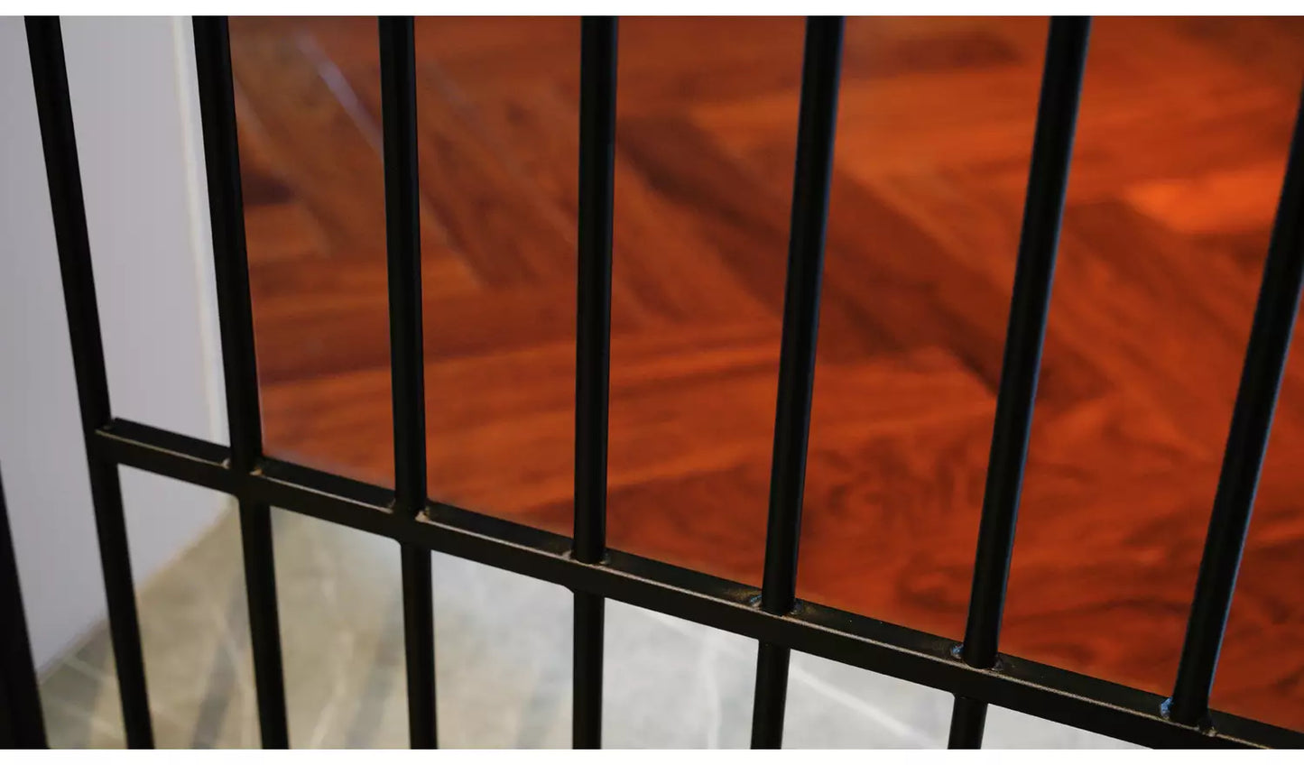 Extra Tall Pressure Fit Pet Gate - Black