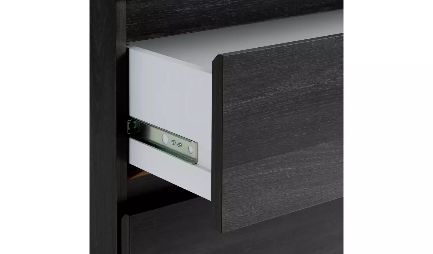 Assembled Habitat Jenson 3 Drawer Chest - Black Brown