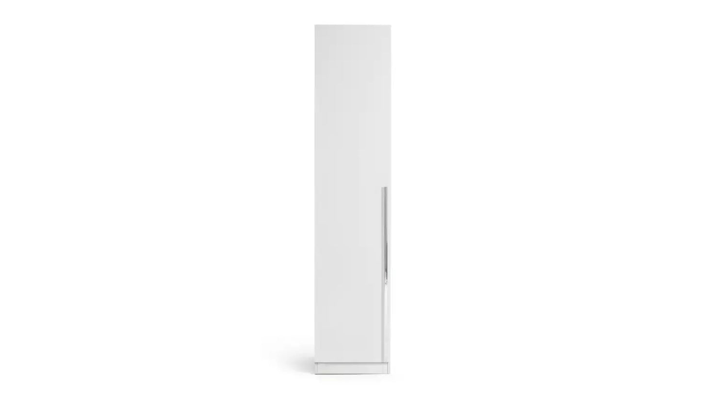 Habitat Munich 1 Door Wardrobe - White
