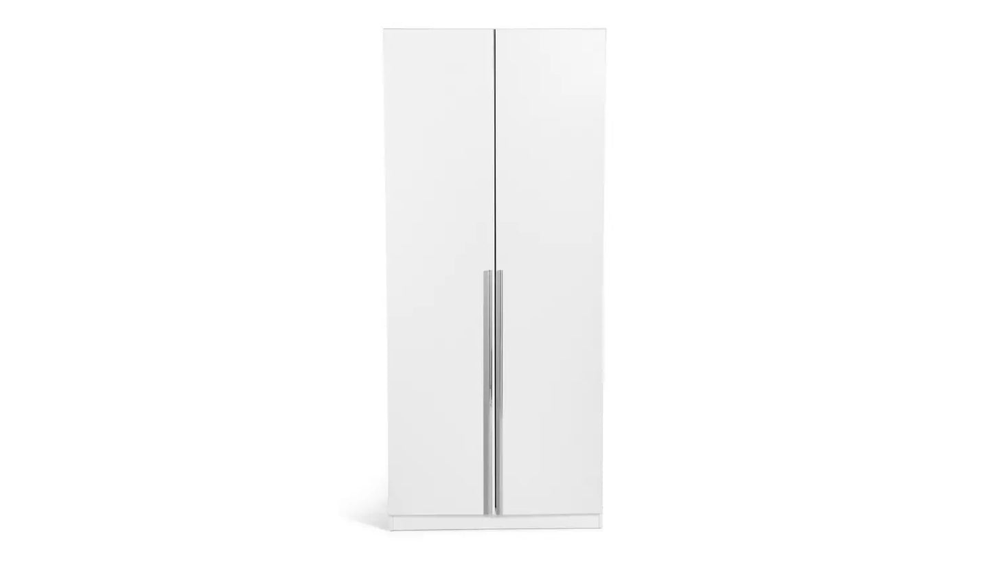 Habitat Munich 2 Door Wardrobe - White