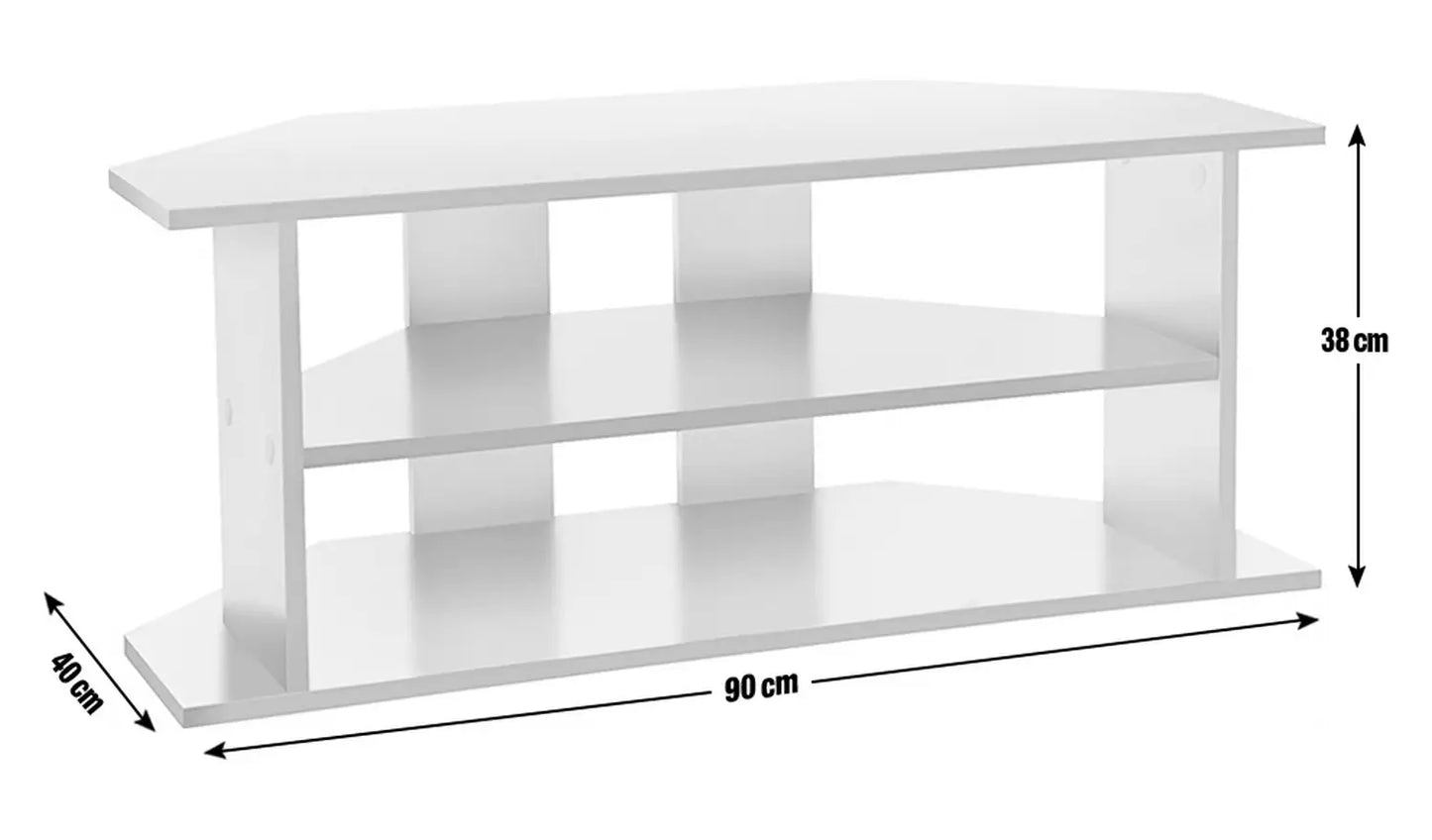 Assembled Corner TV Unit - Oak