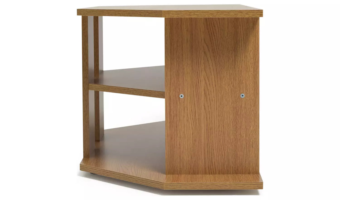 Assembled Corner TV Unit - Oak
