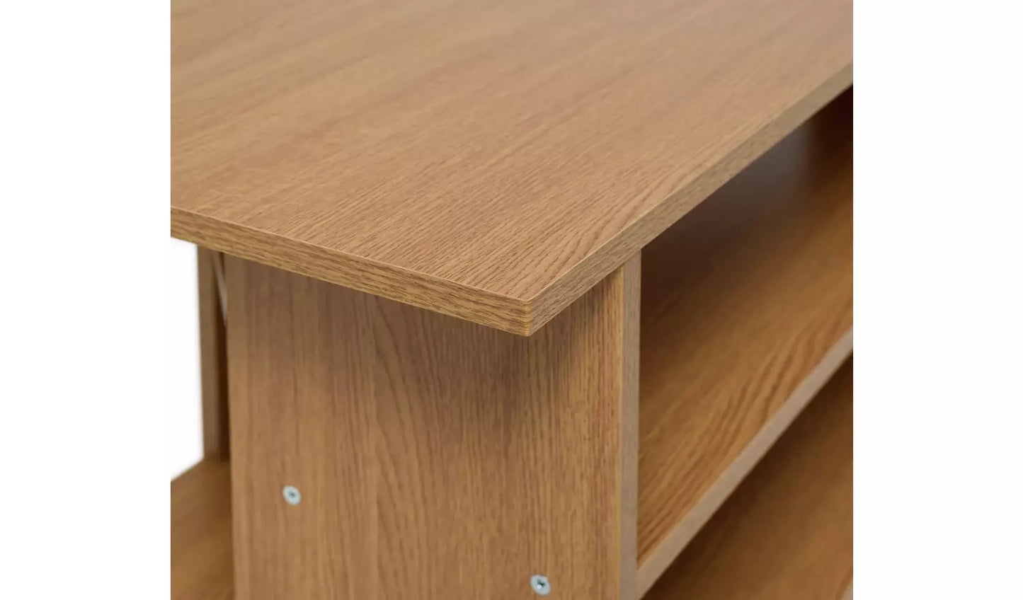Assembled Corner TV Unit - Oak