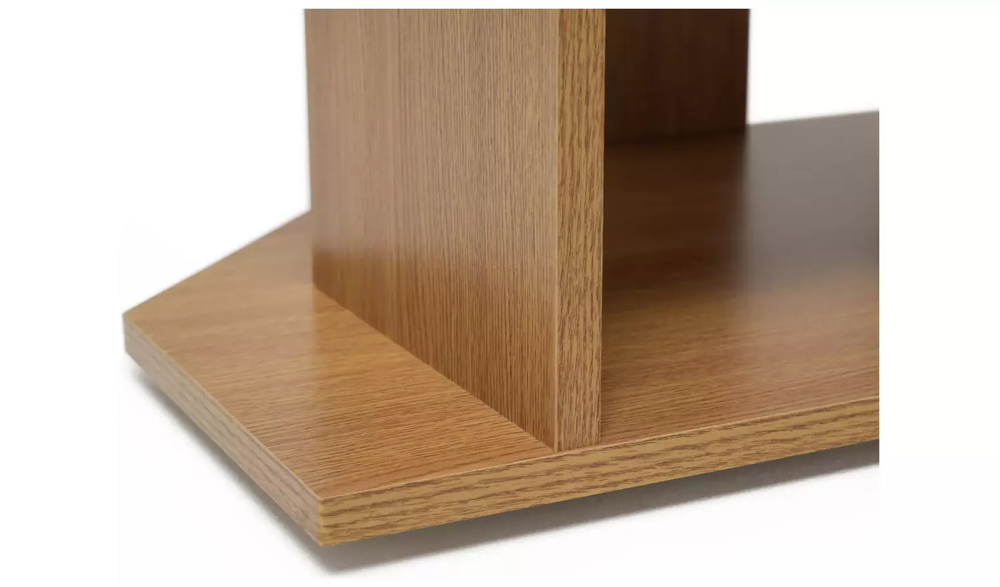 Assembled Corner TV Unit - Oak
