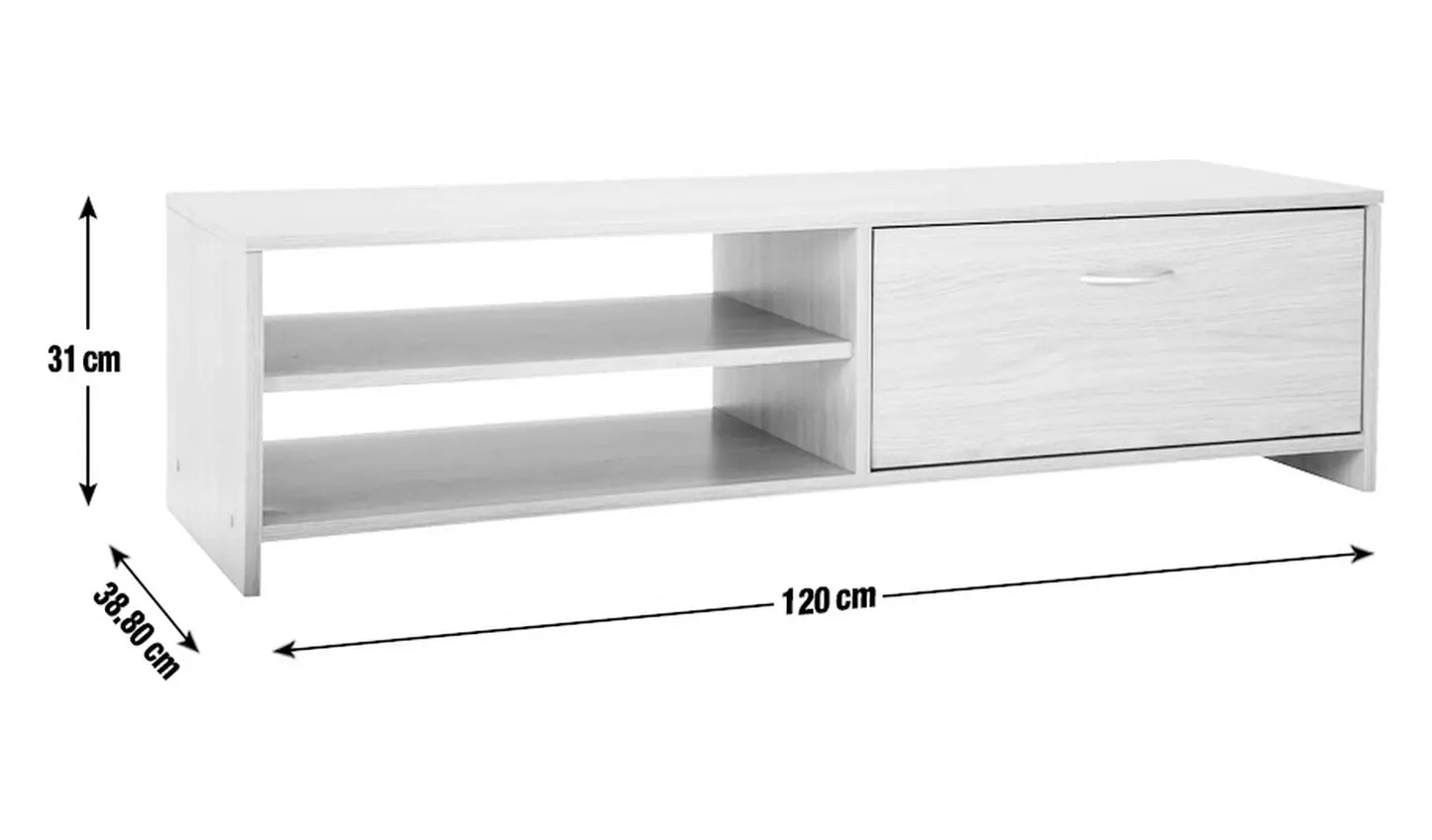 Assembled Home Squares 1 Drawer TV Unit