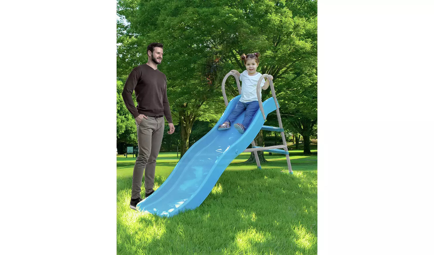 Chad Valley 6ft Kids Wavy Garden Slide