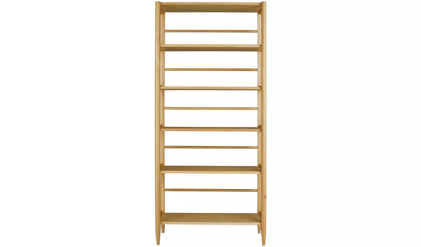 Assembled Habitat Cornelia Oak Veneer Bookcase