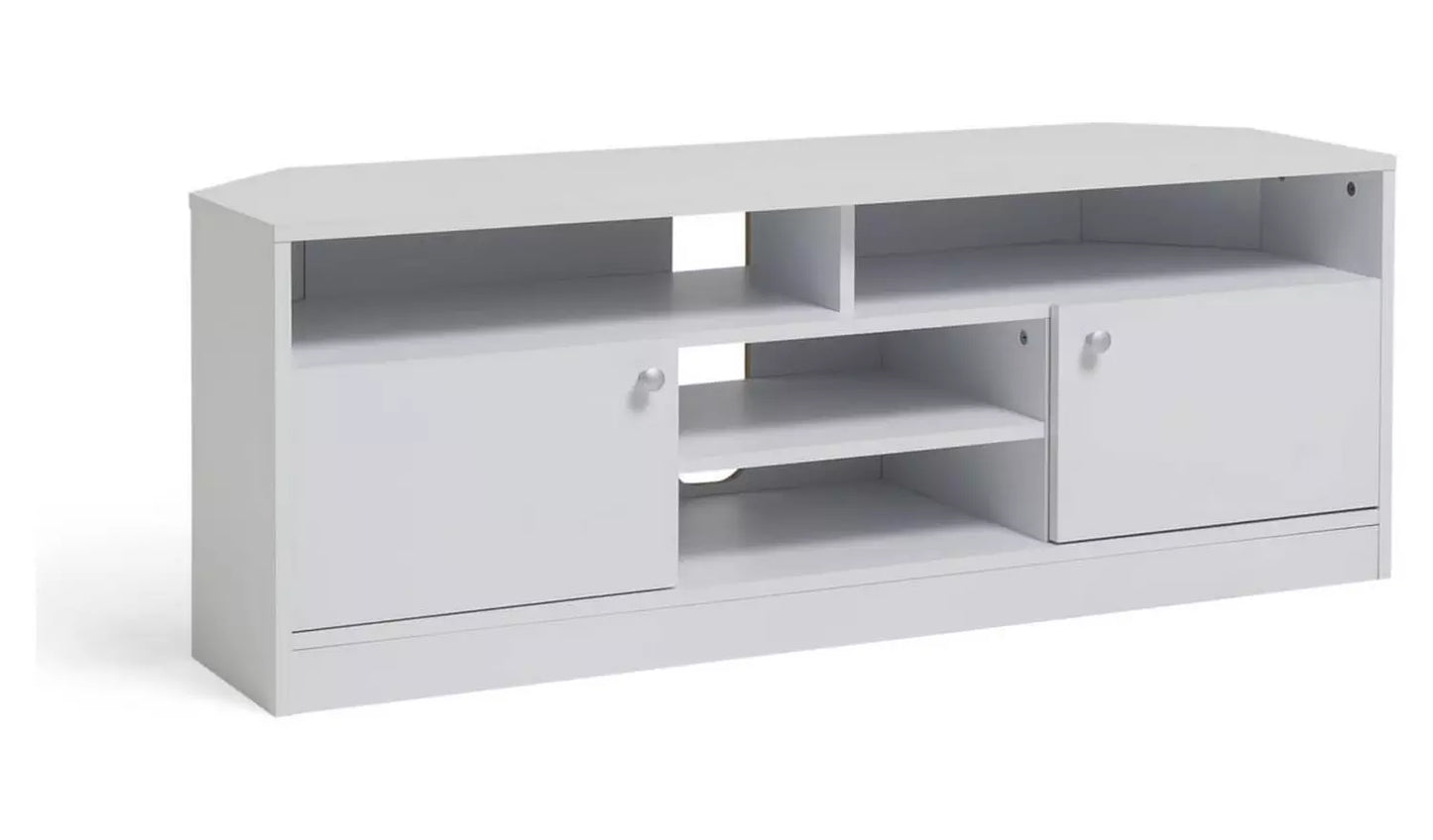 Corners 2 Door TV Unit - White