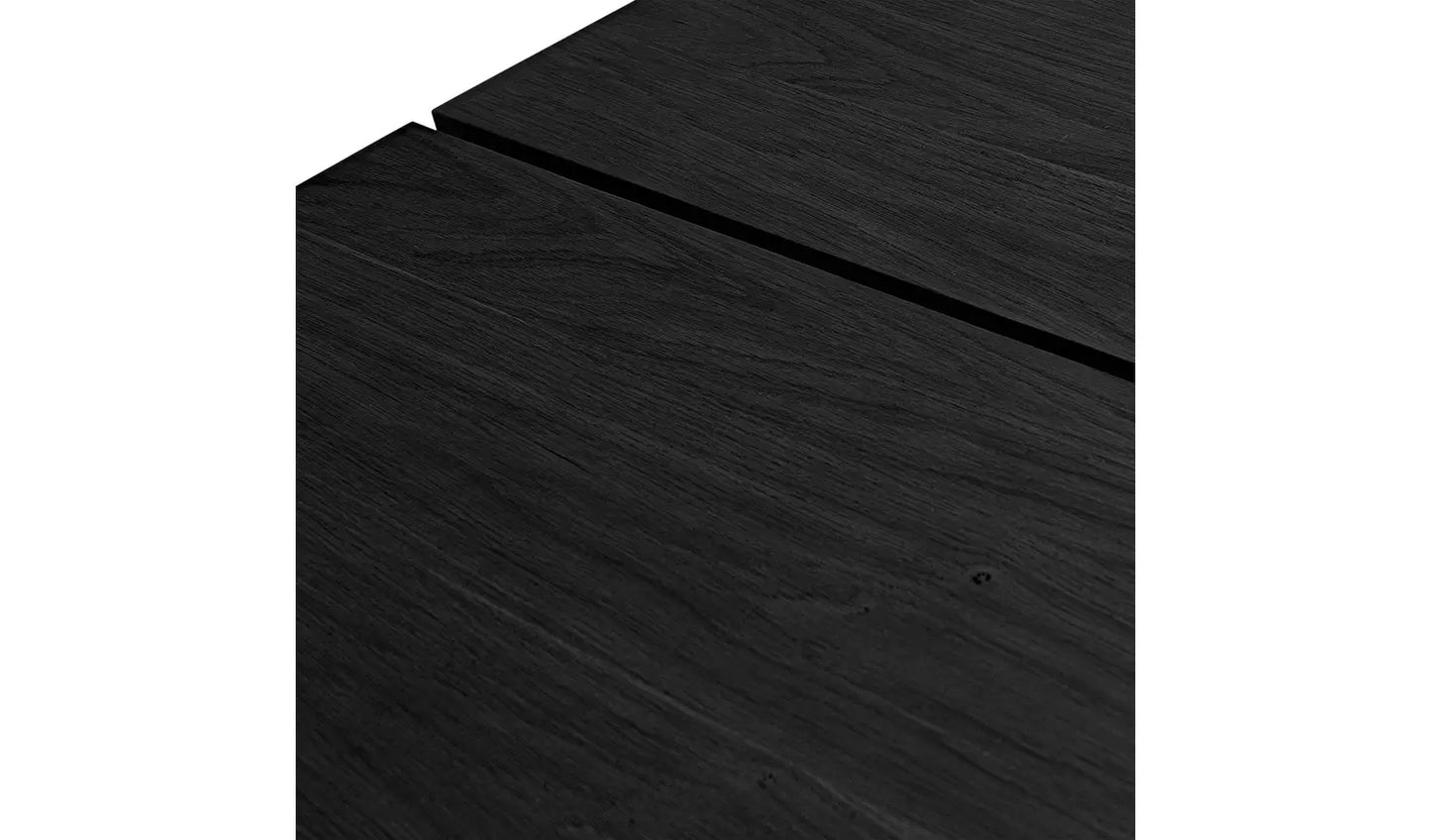 Habitat Nel Wood Veneer 4 Seater Dining Table - Black
