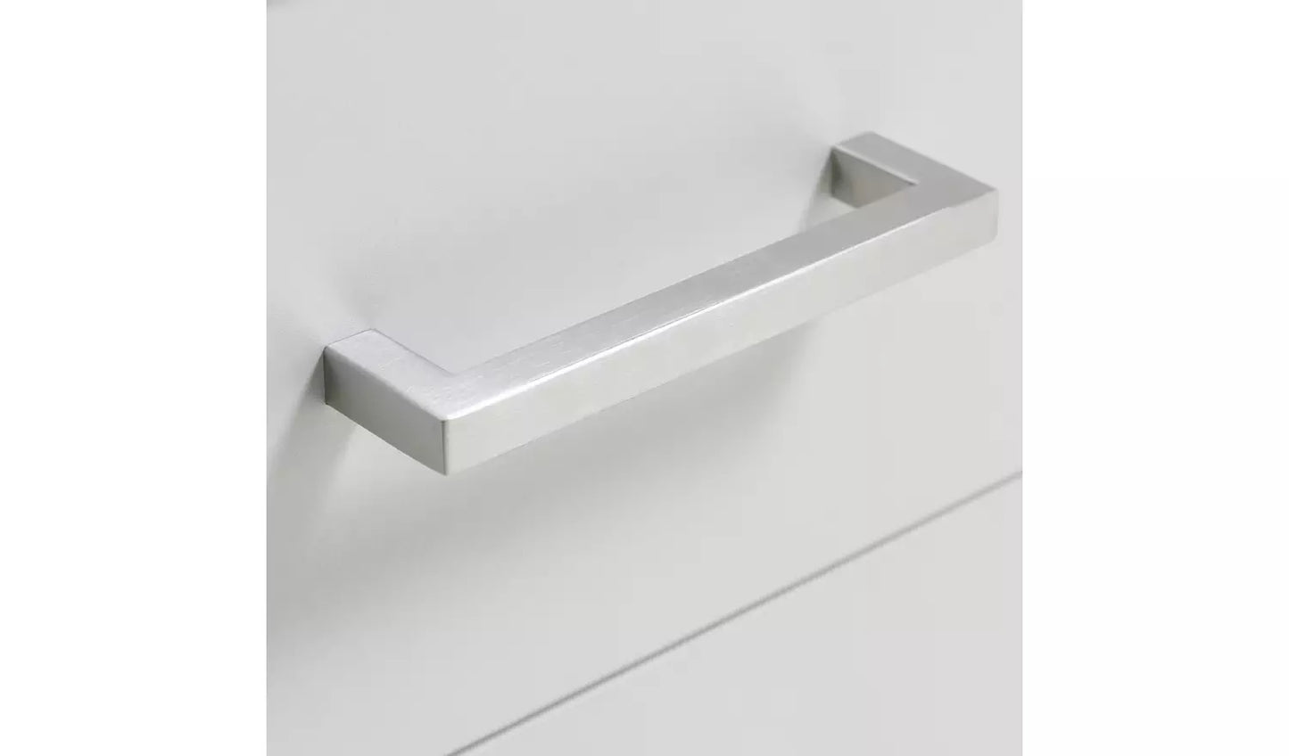 Assembled 3 Drawer Bedside Table - White
