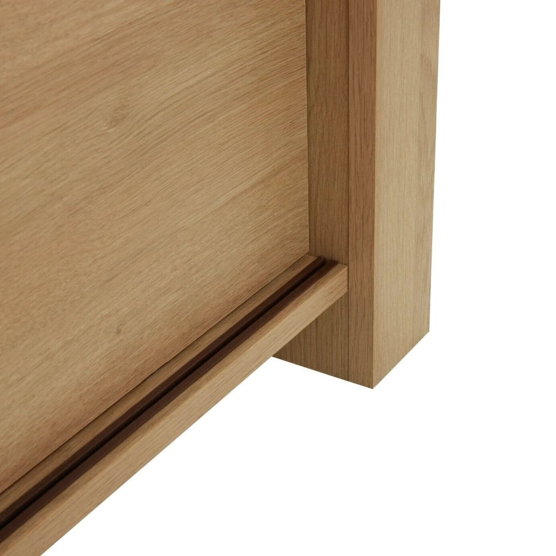 Assembled Oakham 2 Door TV Unit - Oak