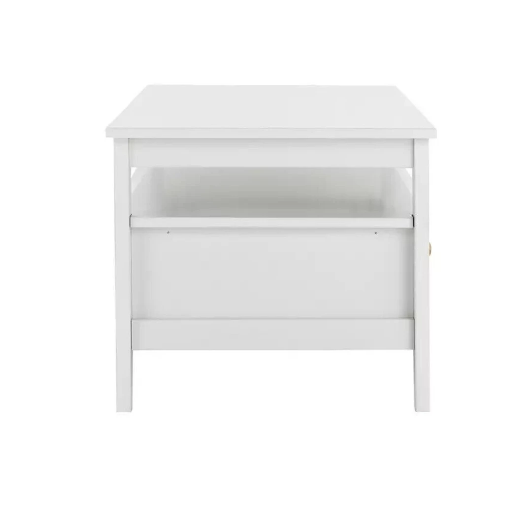 Minato 1 Drawer Coffee Table - White