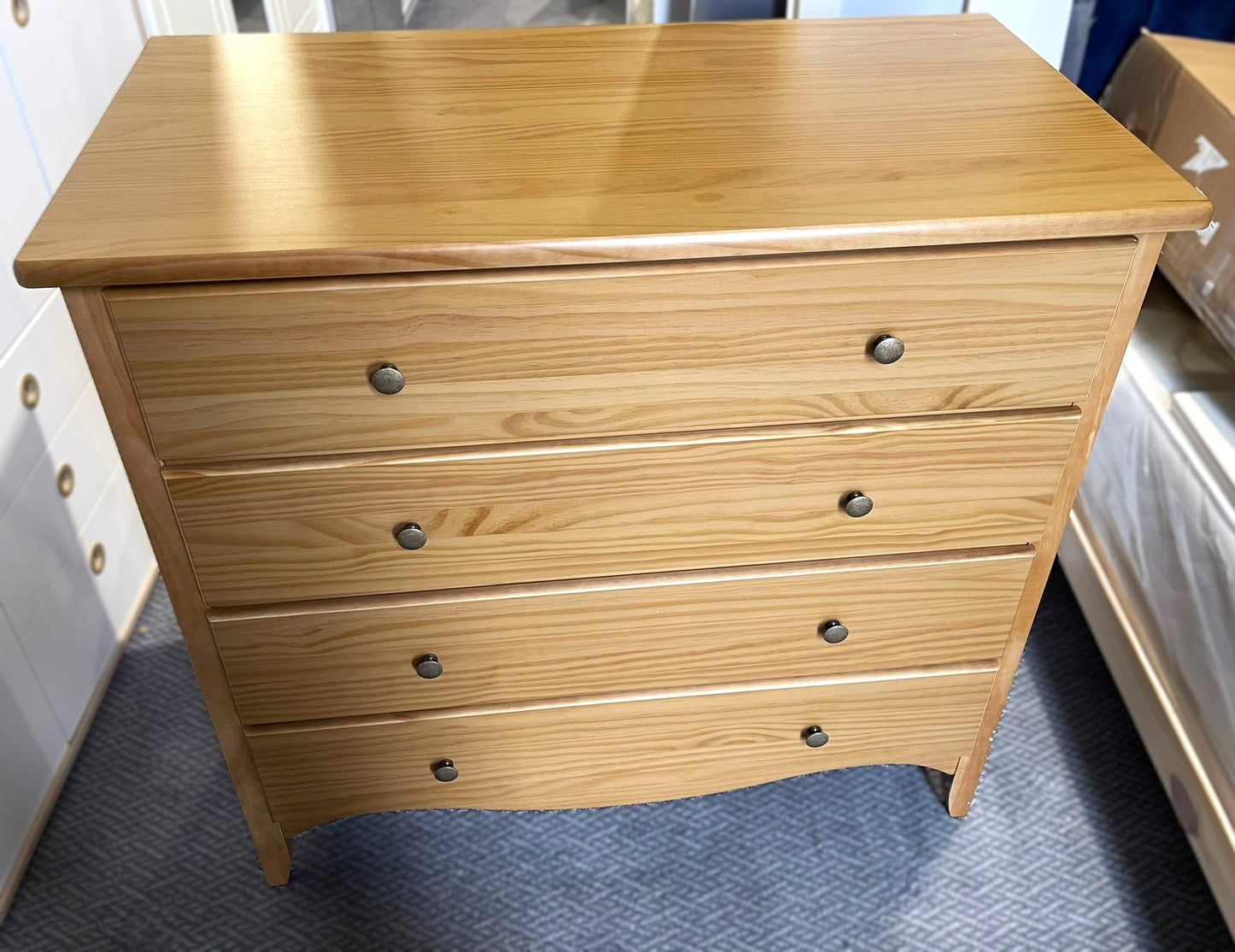 Assembled Habitat Margot 4 Drawer Chest - Pine
