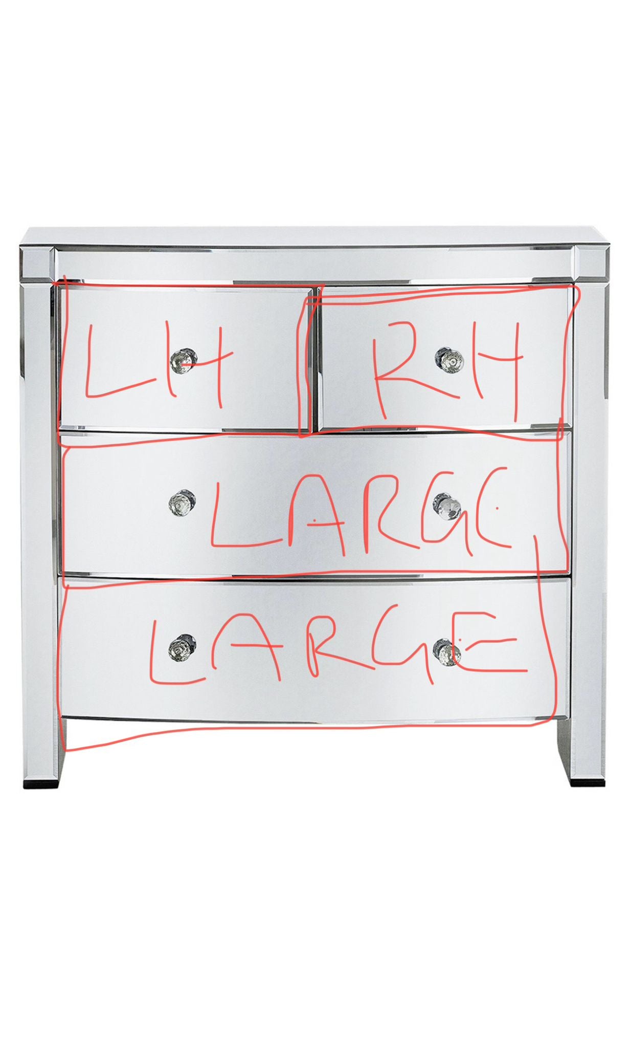 Canzano Spare Drawer For Replacement Small and Large