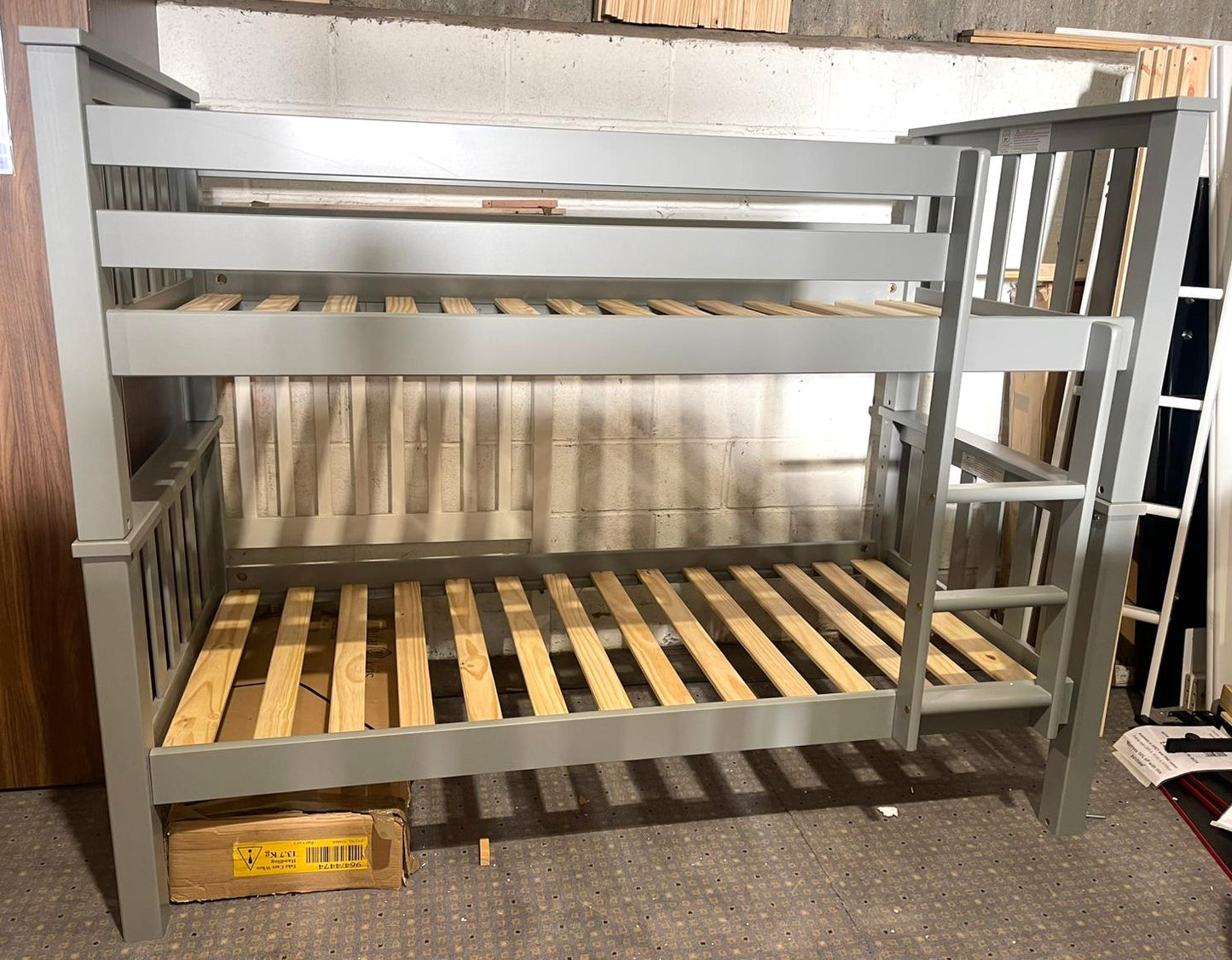 Assembled Habitat Heavy Duty Bunk Bed Frame - Grey