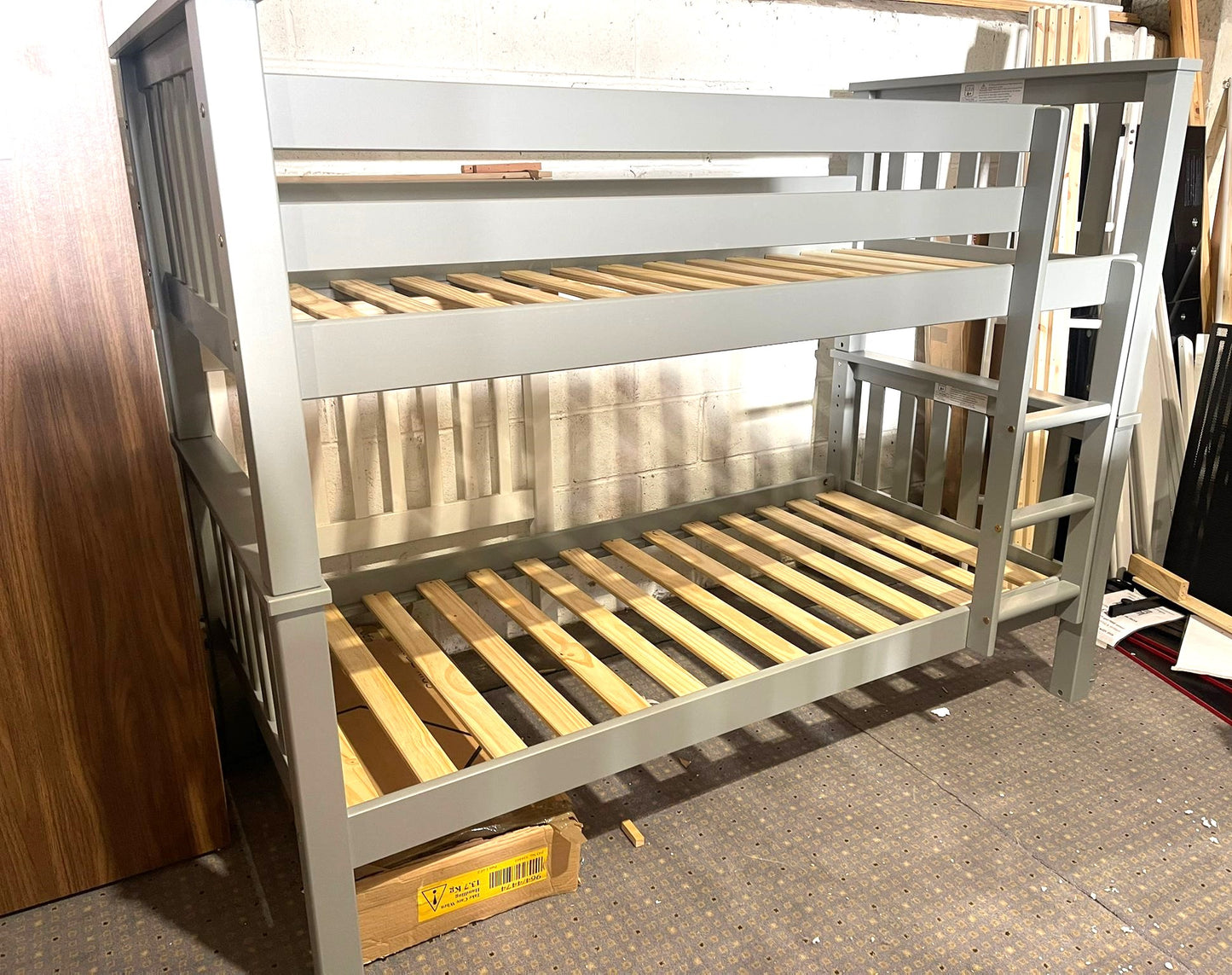Assembled Habitat Heavy Duty Bunk Bed Frame - Grey