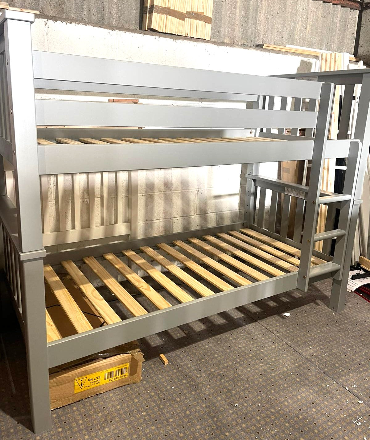 Assembled Habitat Heavy Duty Bunk Bed Frame - Grey