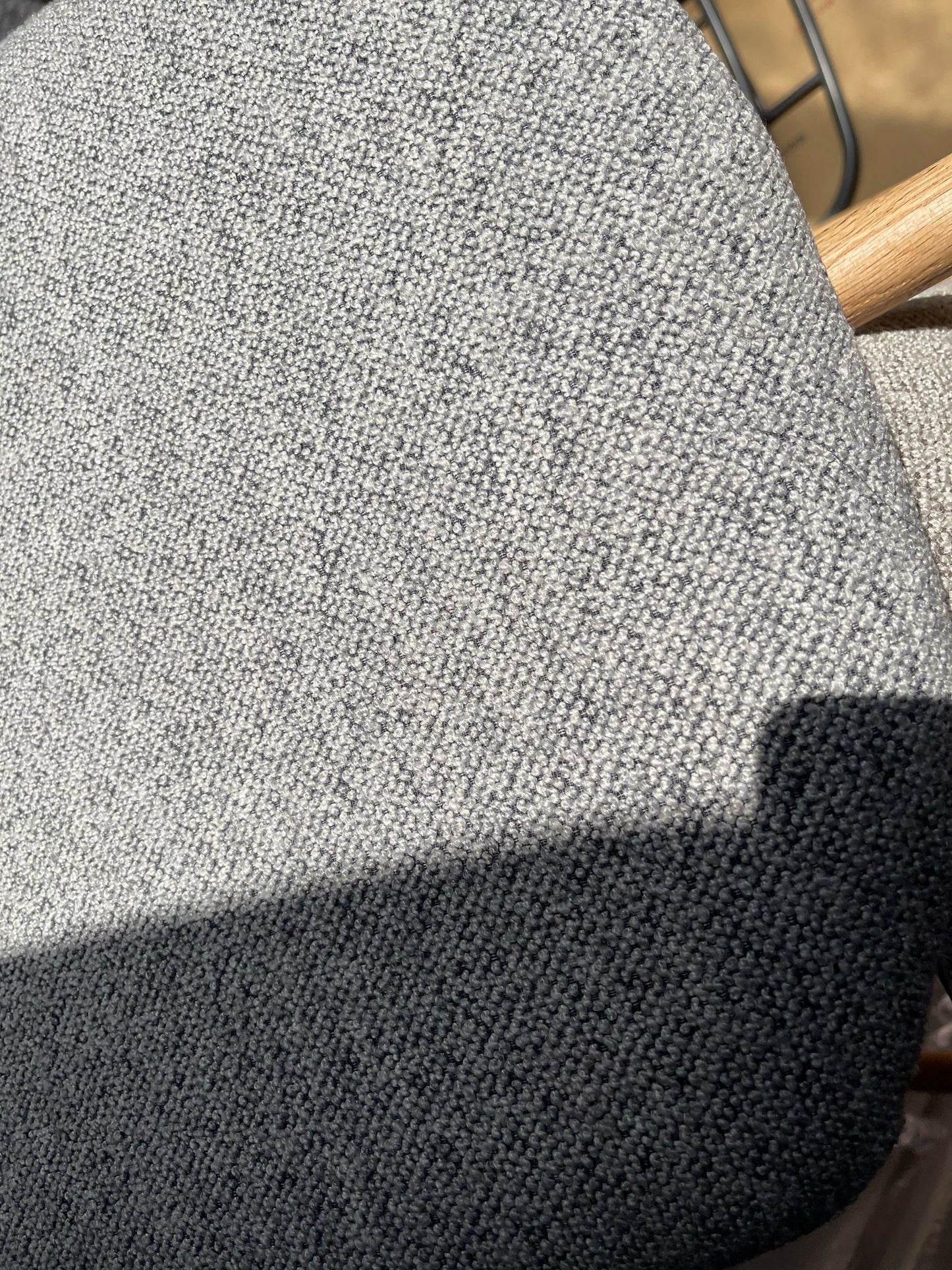 Habitat Laurel Pair of Fabric Dining Chairs - Grey