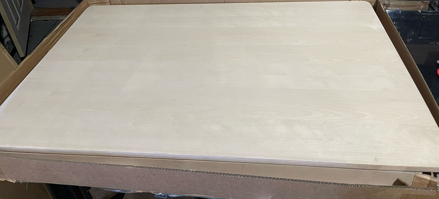 Habitat Nina Solid Birch 6 Seater Dining Table - Natural