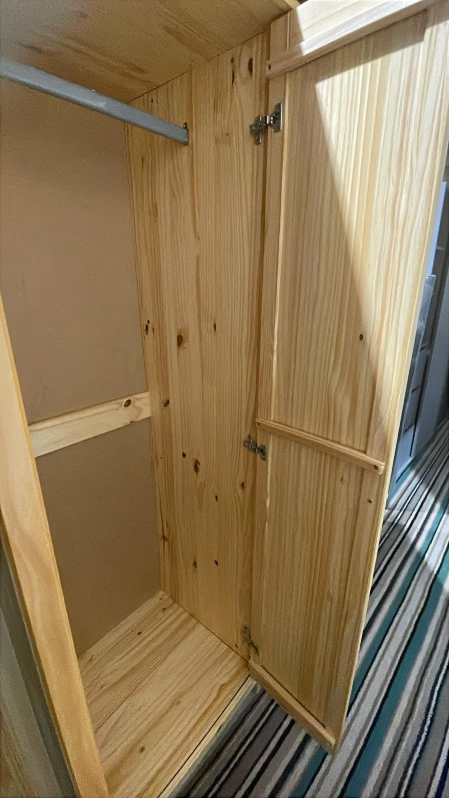 Assembled Scandinavia 2 Door Wardrobe - Pine